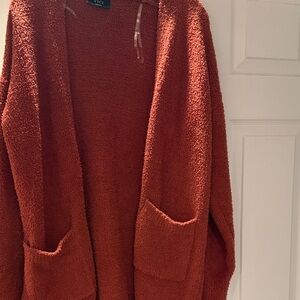Vici Cozy Rust Cardigan